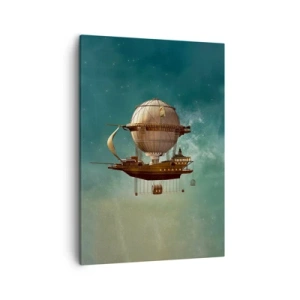 Tablou pe pânză - Jules Verne vă transmite salutări - 50x70 cm