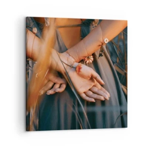 Tablou pe pânză - Legată de natură - 50x50 cm