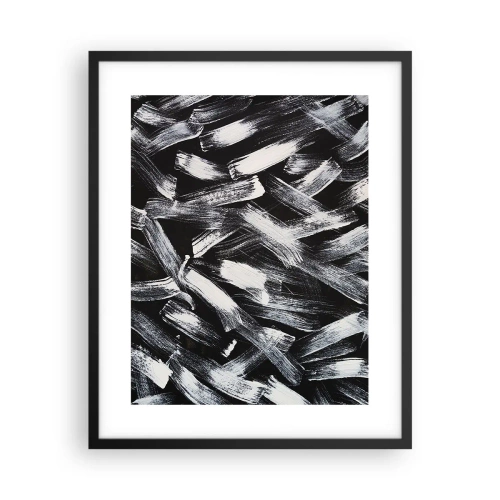 Poster în ramă neagră - Abstracție în spirit industrial - 40x50 cm