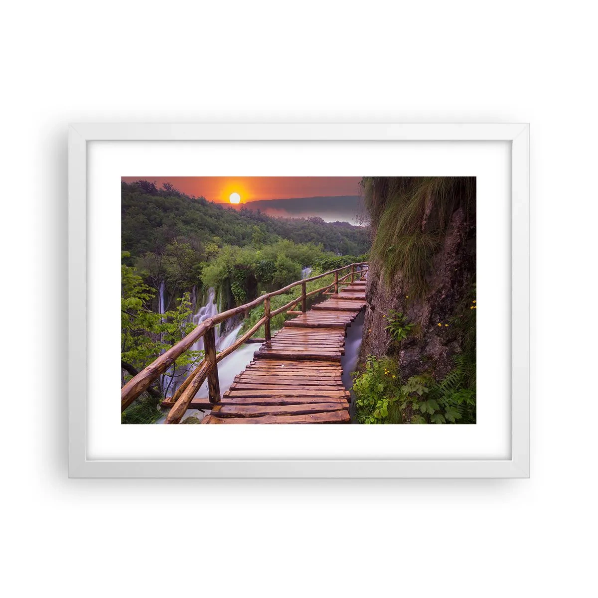 Poster în ramă albă - Frumusețe de necrezut - 40x30 cm