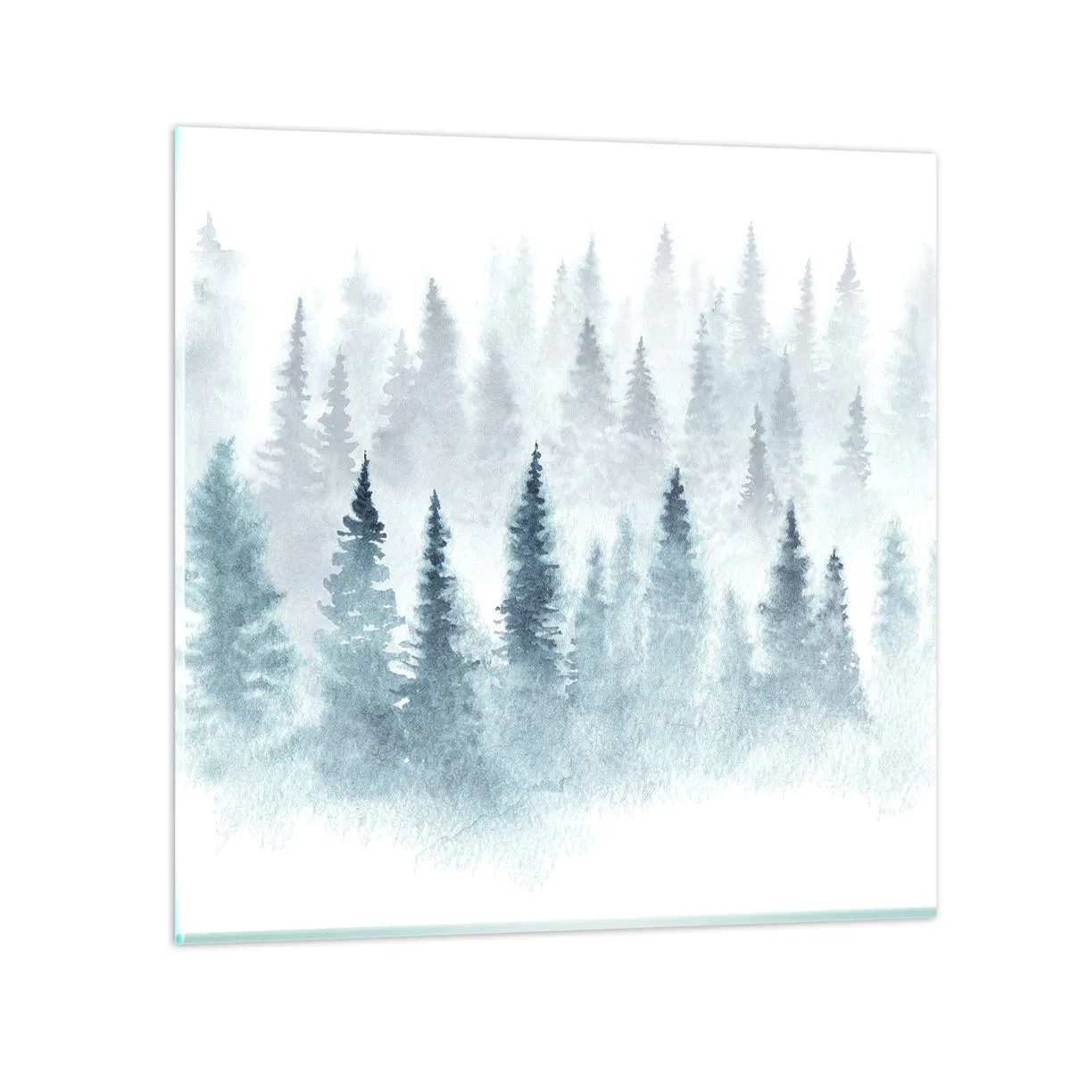 Tablou pe sticlă - Înfășurate în ceață - 40x40 cm