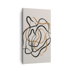 Tablou pe pânză - Totul s-a încurcat - 45x80 cm