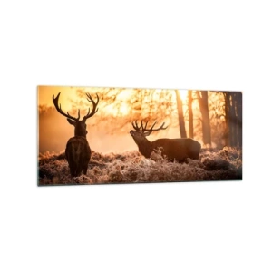 Tablou pe sticlă - Visul unui vânător - 120x50 cm