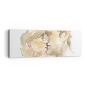 Tablou pe pânză - Jumătatea găsită? - 90x30 cm