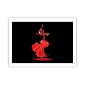 Poster - Spiritul înflăcărat al flamenco-ului - 70x50 cm