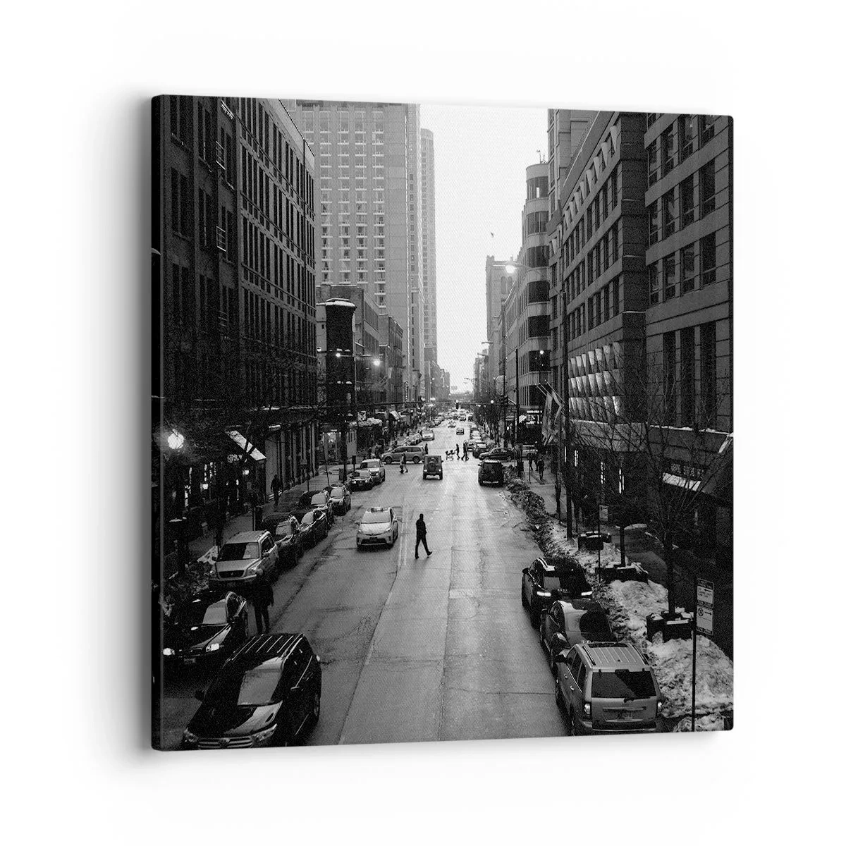 Tablou pe pânză - O altă zi ca în fiecare zi - 40x40 cm