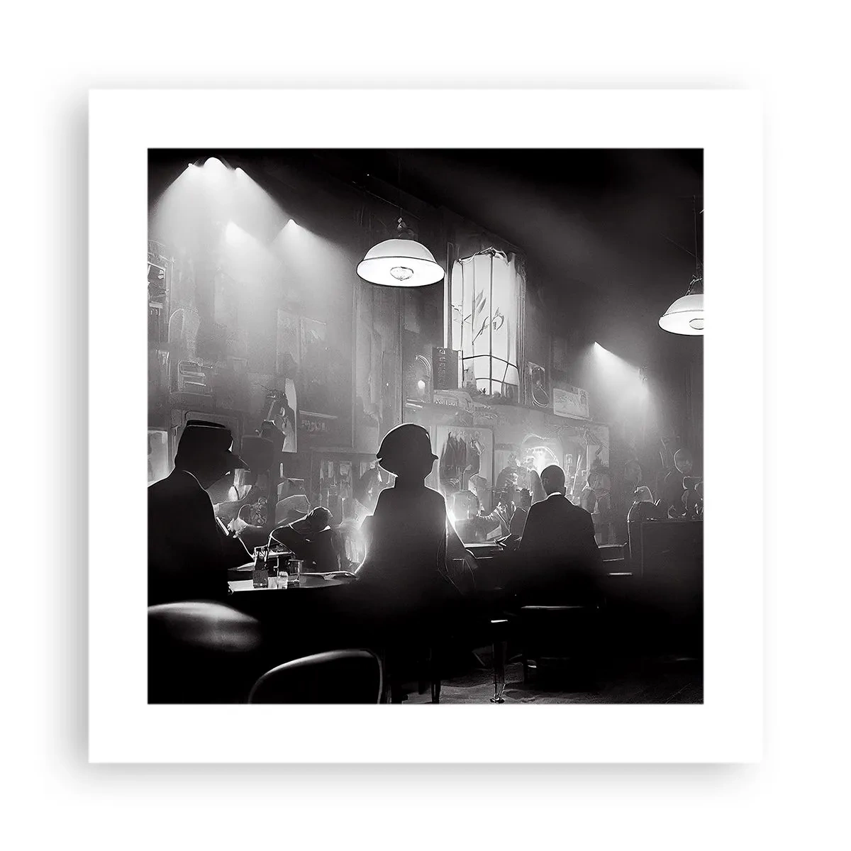 Poster - În stil jazz - 40x40 cm