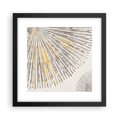 Poster în ramă neagră - Frumusețea razei - 30x30 cm