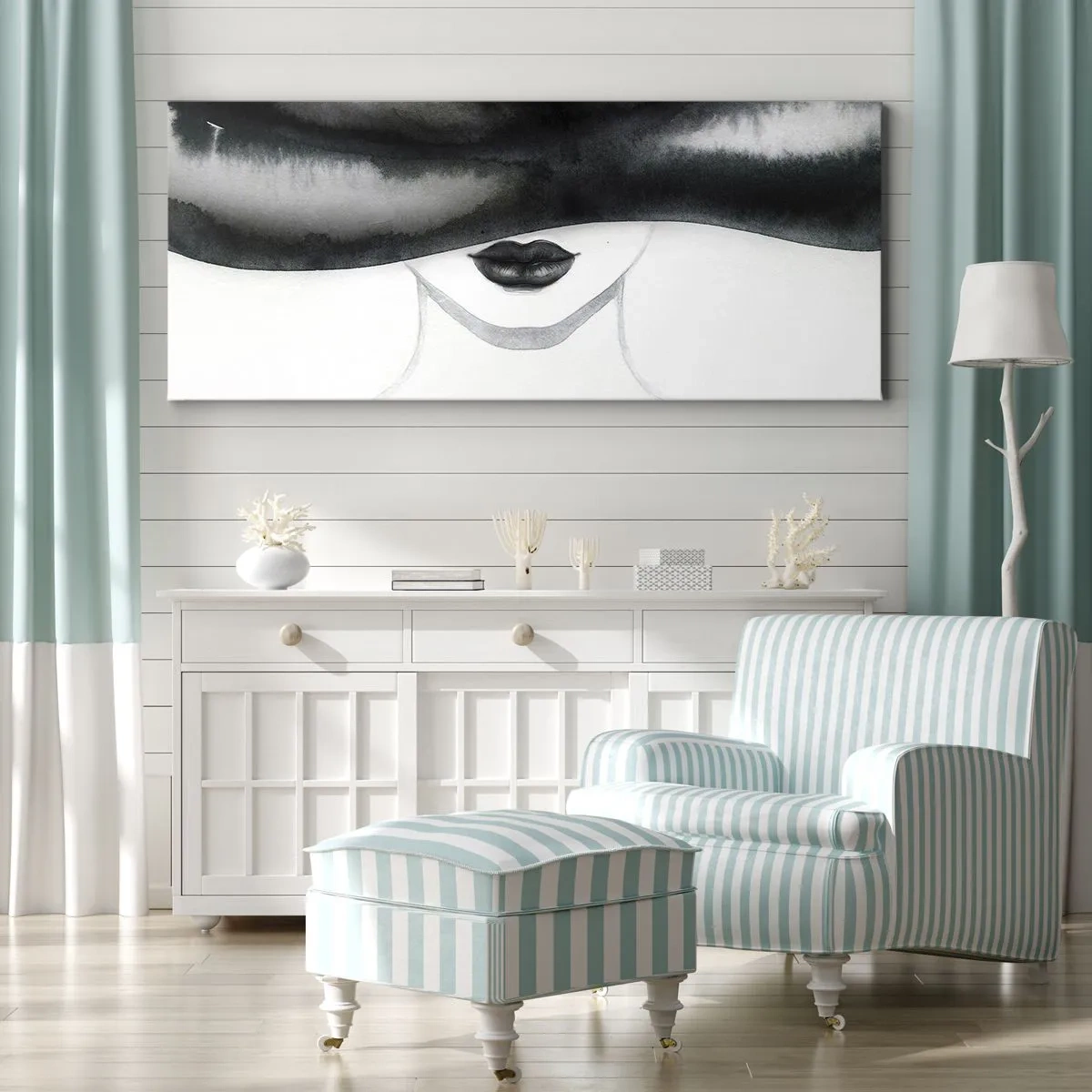 Tablou pe pânză - Un mister senzual - 100x40 cm
