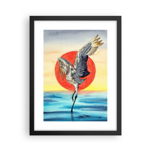 Poster în ramă neagră - E timpul să ne întoarcem - 30x40 cm