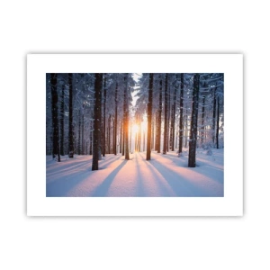 Poster - În mod clar în alb și negru - 40x30 cm