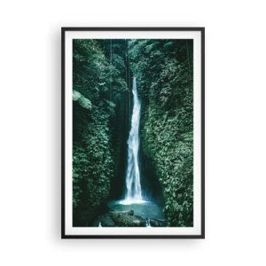 Poster în ramă neagră - Băi tropicale - 61x91 cm
