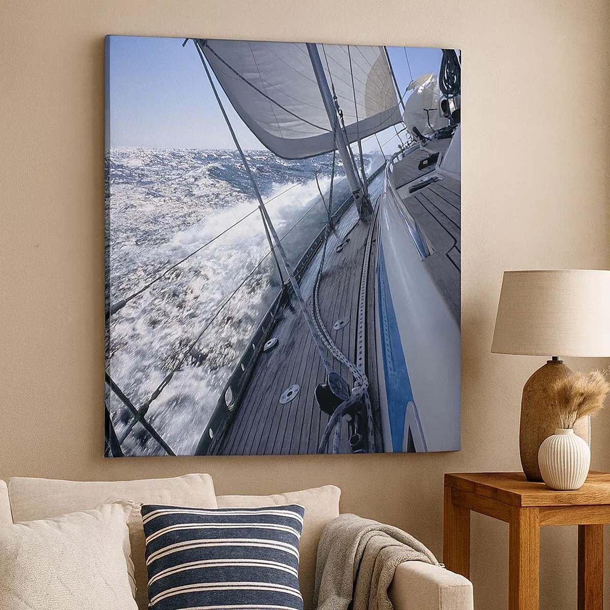 Tablou pe pânză - Știu ce înseamnă să fii o pasăre - 30x30 cm