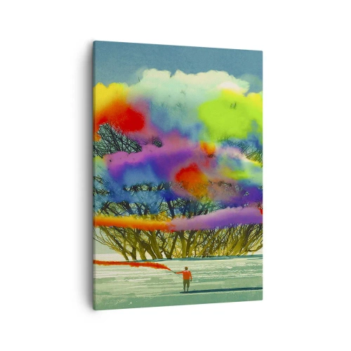 Tablou pe pânză - Aducând această lume la viață - 50x70 cm