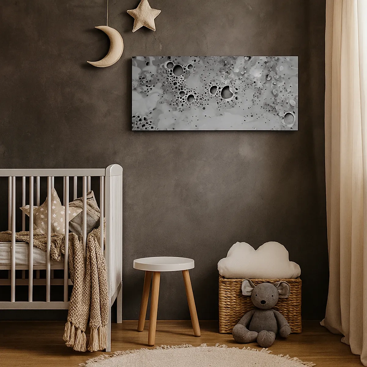 Tablou pe pânză - Ca un peisaj lunar - 30x30 cm