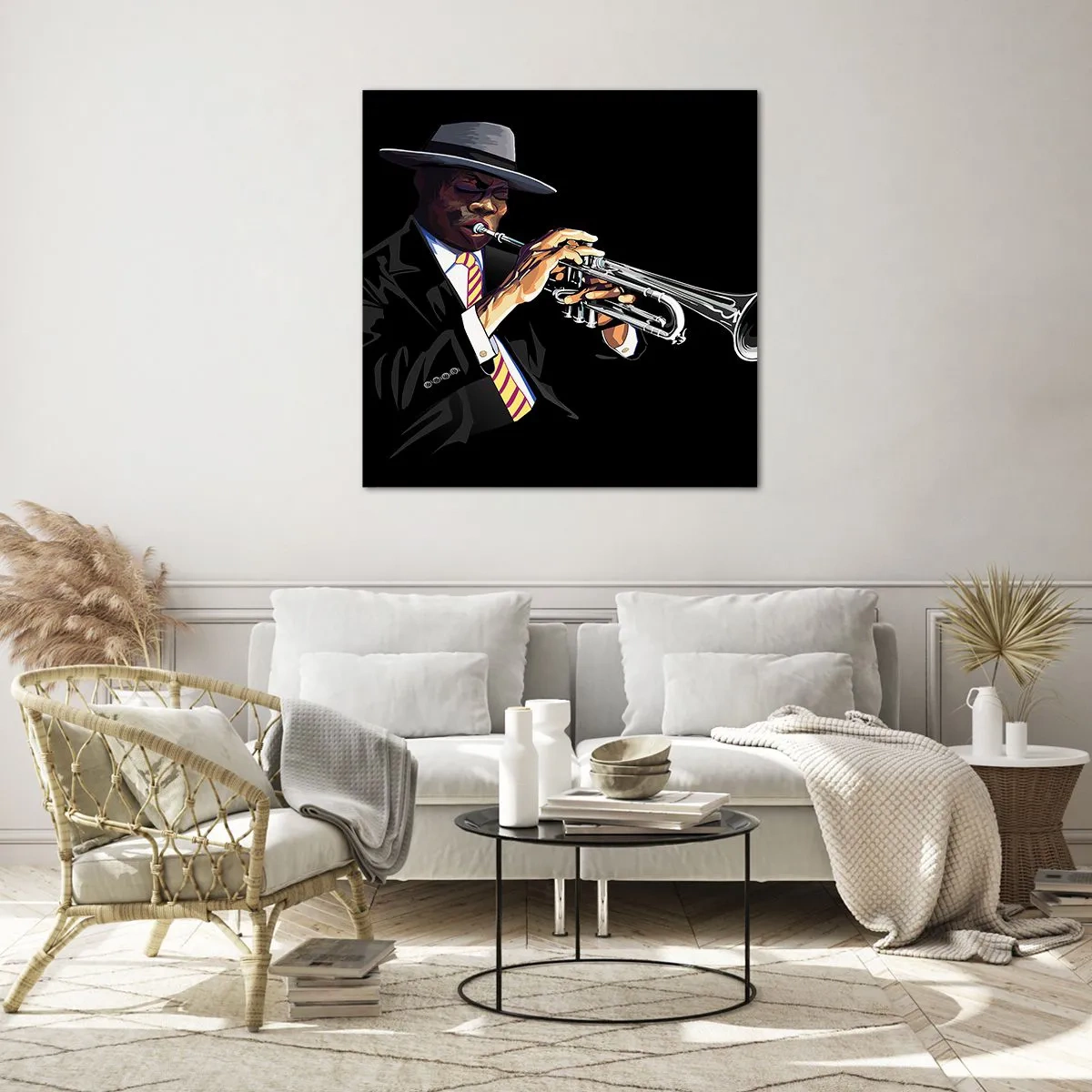 Tablou pe sticlă - Farmecul unei școli vechi - 40x40 cm