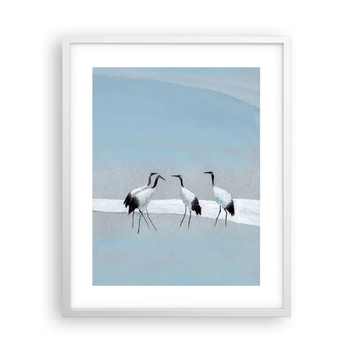 Poster în ramă albă - După o zi fierbinte - 40x50 cm