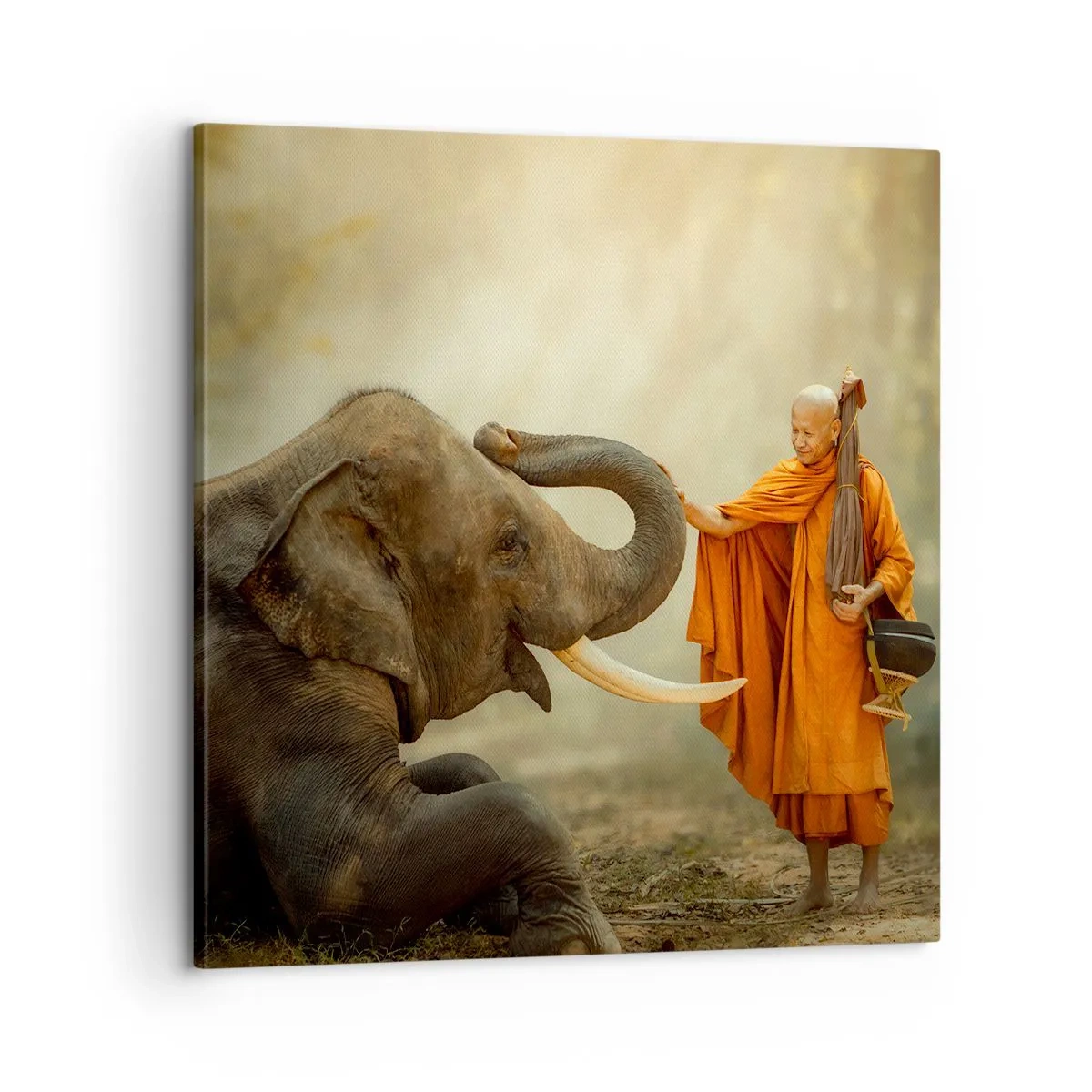 Tablou pe pânză - Întâlnire în călătorie - 60x60 cm