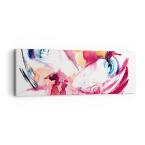 Tablou pe pânză - În apropiere, lumea înflorește - 90x30 cm