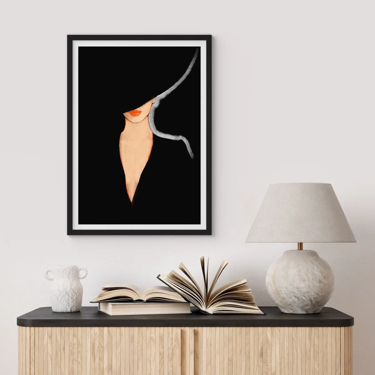 Poster în ramă neagră - Eleganță și stil - 61x91 cm