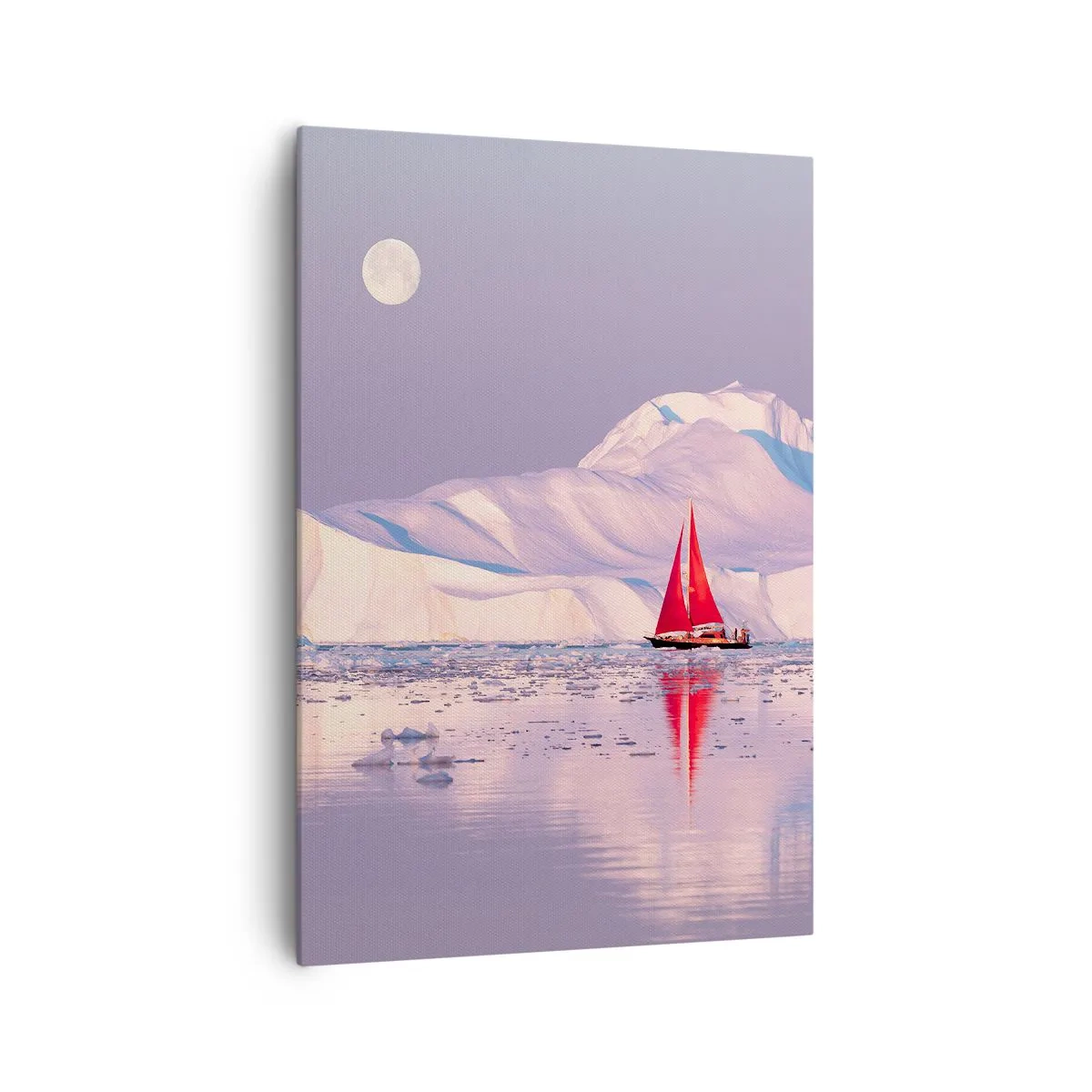 Tablou pe pânză - Căldura pânzei, frigul gheții - 70x100 cm