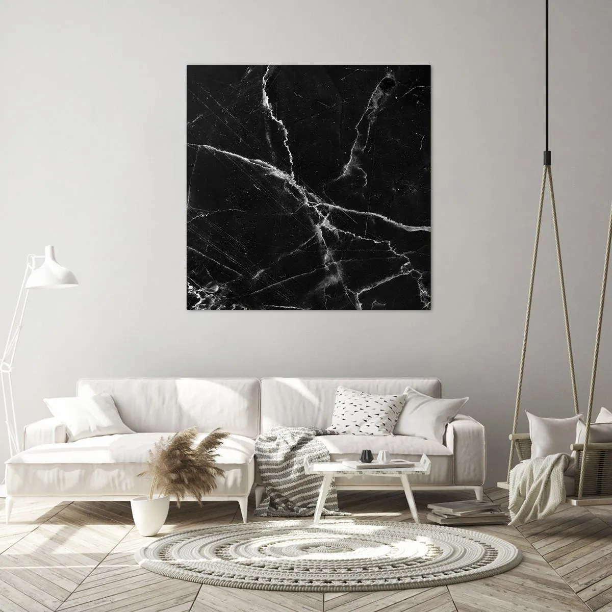 Tablou pe pânză - Viața secretă a unei pietre - 70x70 cm