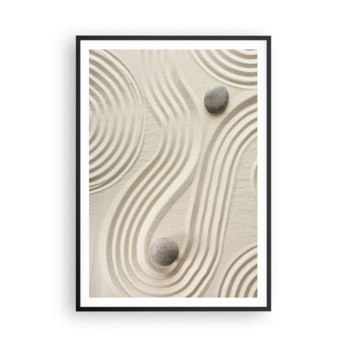 Poster în ramă neagră - Atingere de căldură - 70x100 cm