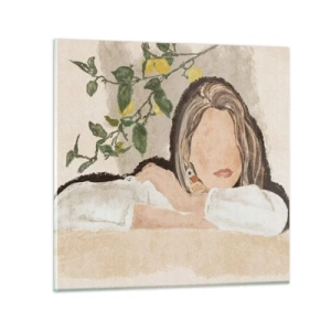 Tablou pe sticlă - Frumusețea sudului - 40x40 cm