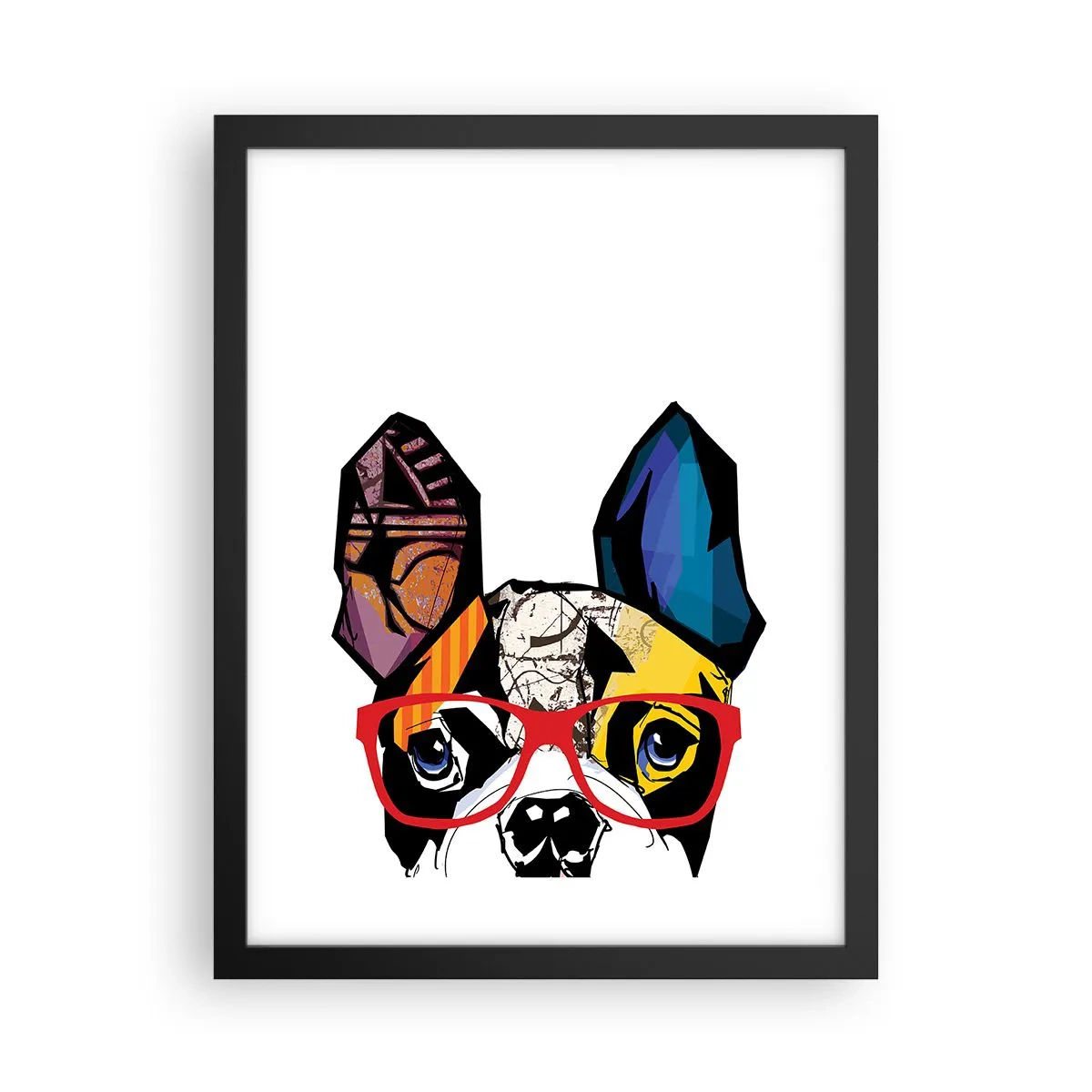 Poster în ramă neagră - Intelectualist - 30x40 cm