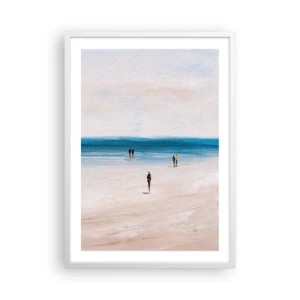 Poster în ramă albă - Nevoia naturală - 50x70 cm
