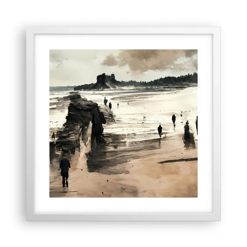 Poster în ramă albă - Reamintiți - 40x40 cm