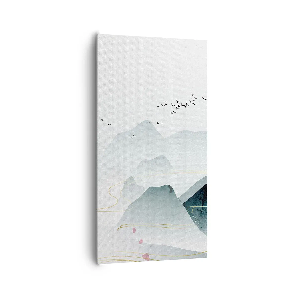Tablou pe pânză - Peste vârfuri - 65x120 cm
