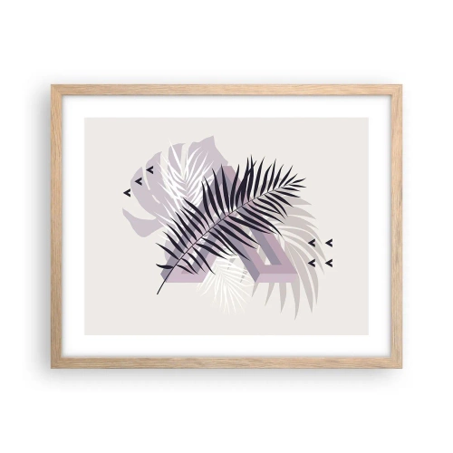 Poster în ramă de stejar deschis - Umbra unei umbre - 50x40 cm