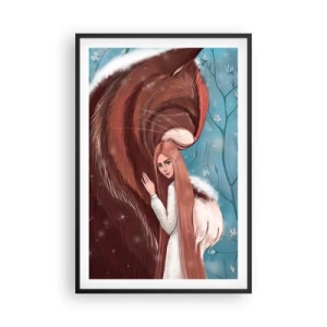 Poster în ramă neagră - Bun venit în basm - 61x91 cm