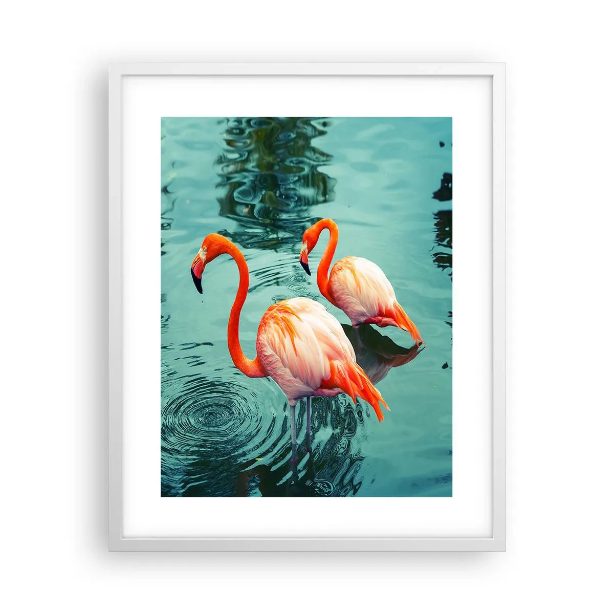 Poster în ramă albă - Suntem bune de revistele de modă - 40x50 cm