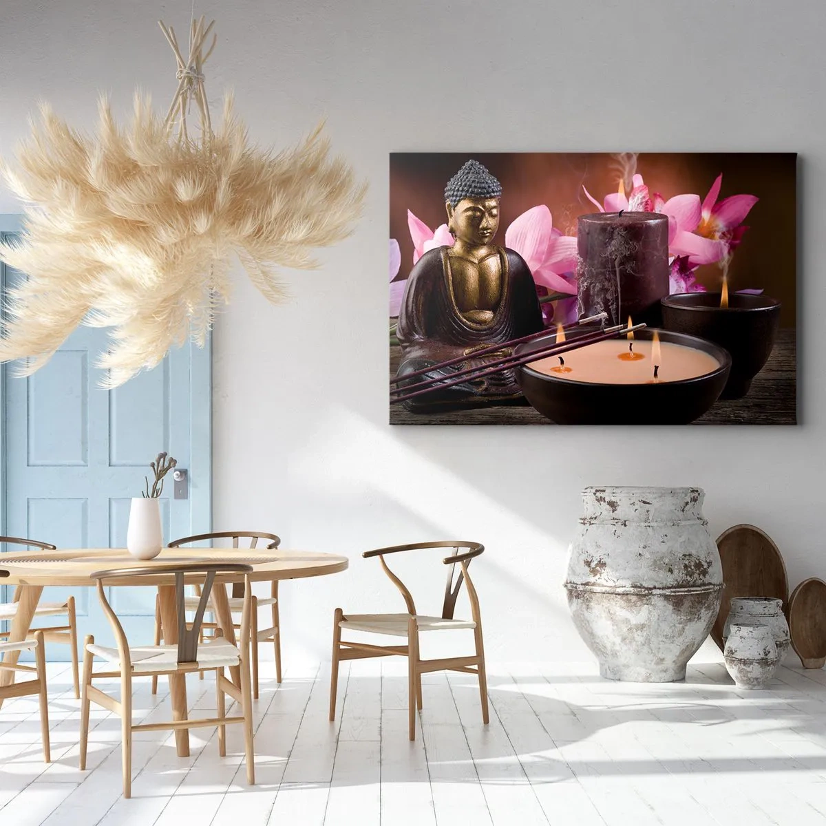 Tablou pe pânză - Eliberați mintea, calmați corpul - 120x80 cm