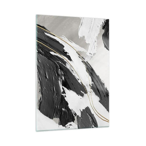 Tablou pe sticlă - Abstracție cu fler - 50x70 cm