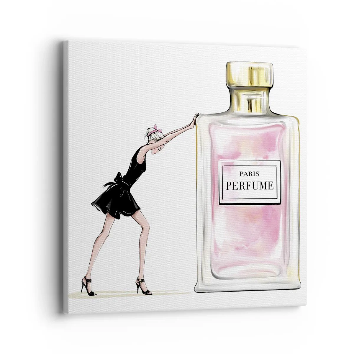 Tablou pe pânză - Esența feminității - 40x40 cm