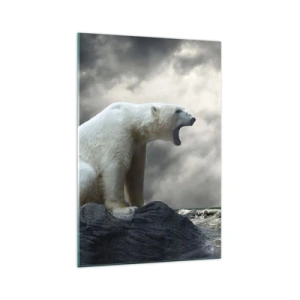 Tablou pe sticlă - Regele singuratic al Arcticii - 70x100 cm