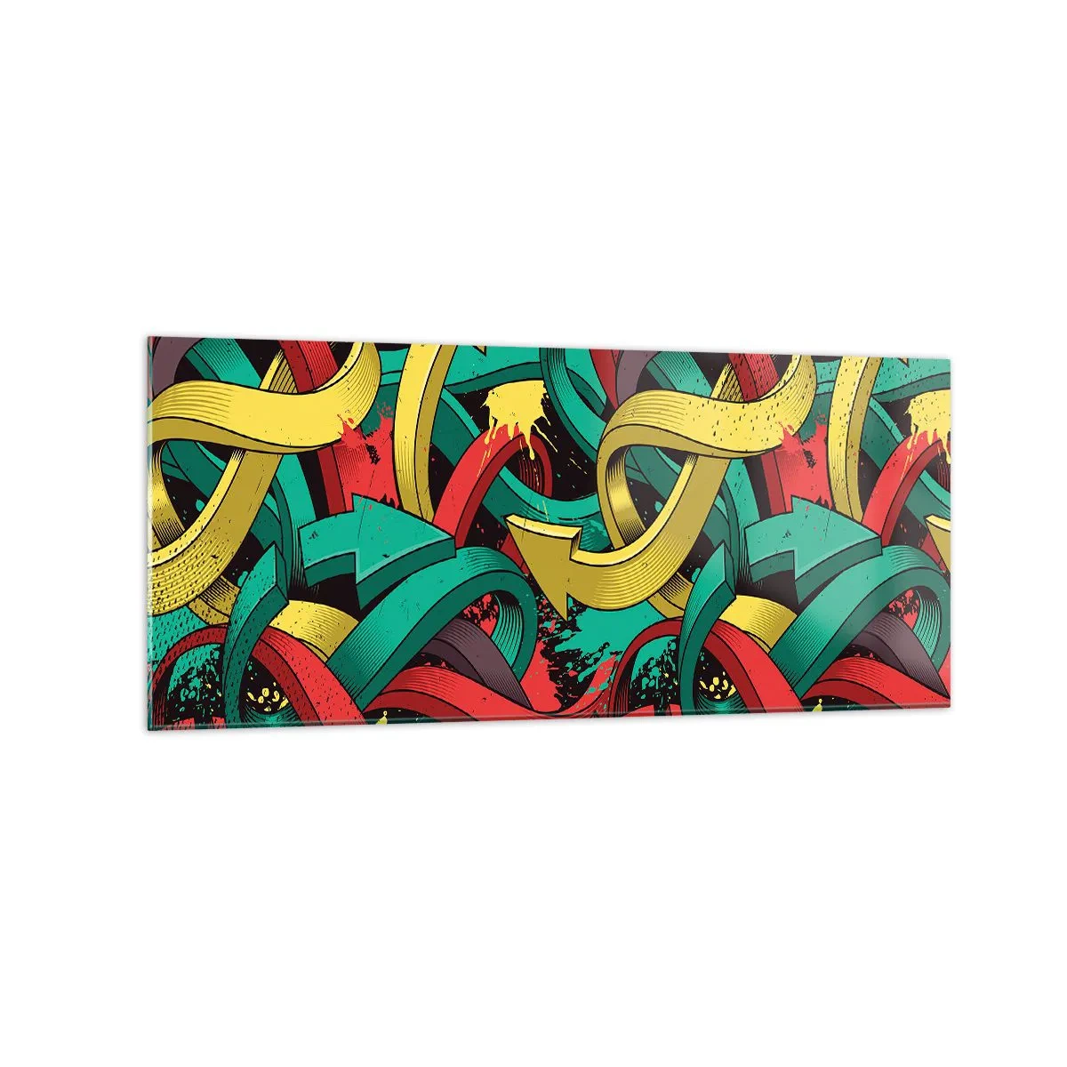 Tablou pe sticlă - Pe unde să mergem? - 120x50 cm