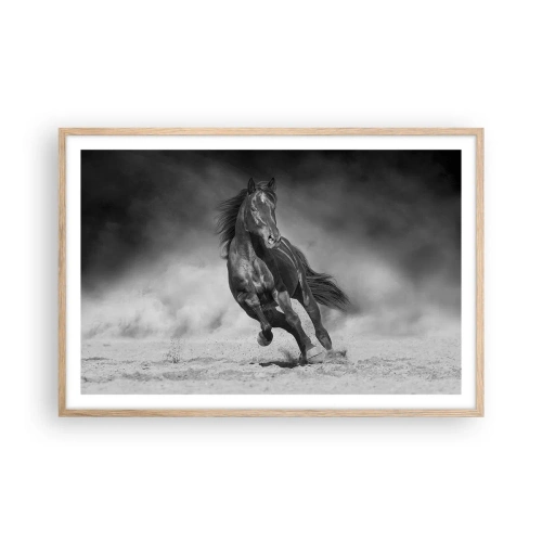 Poster în ramă de stejar deschis - Dorința emirului - 91x61 cm