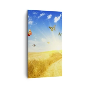 Tablou pe pânză - Și cum să nu iubești vara? - 45x80 cm