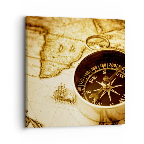 Tablou pe pânză - Est sau vest? - 30x30 cm