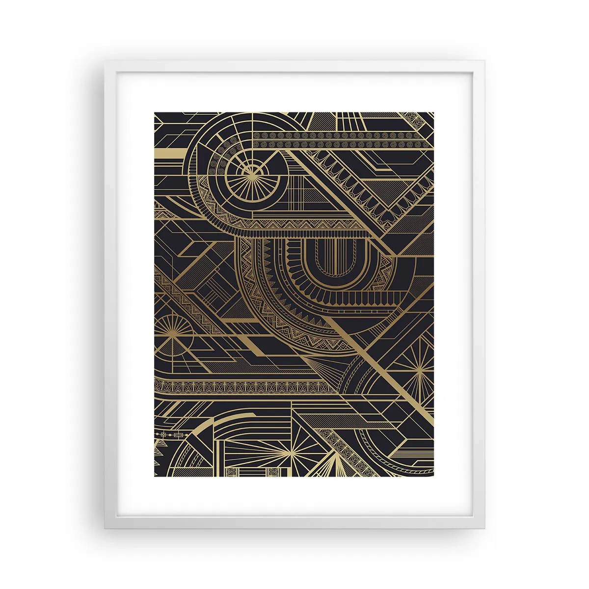 Poster în ramă albă - Concepte, idei, planuri - 40x50 cm