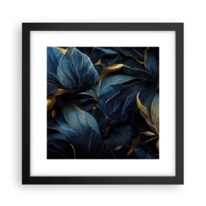 Poster în ramă neagră - Căptușită cu aur - 30x30 cm