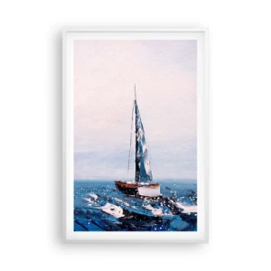 Poster în ramă albă - Frăția vântului - 61x91 cm