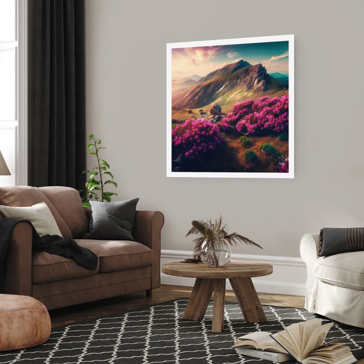 Poster - Vara la munte - 60x60 cm
