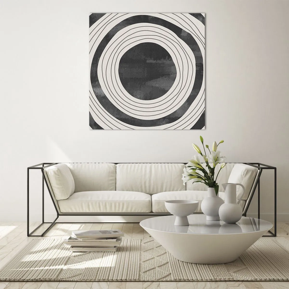 Tablou pe sticlă - Direct la subiect - 30x30 cm