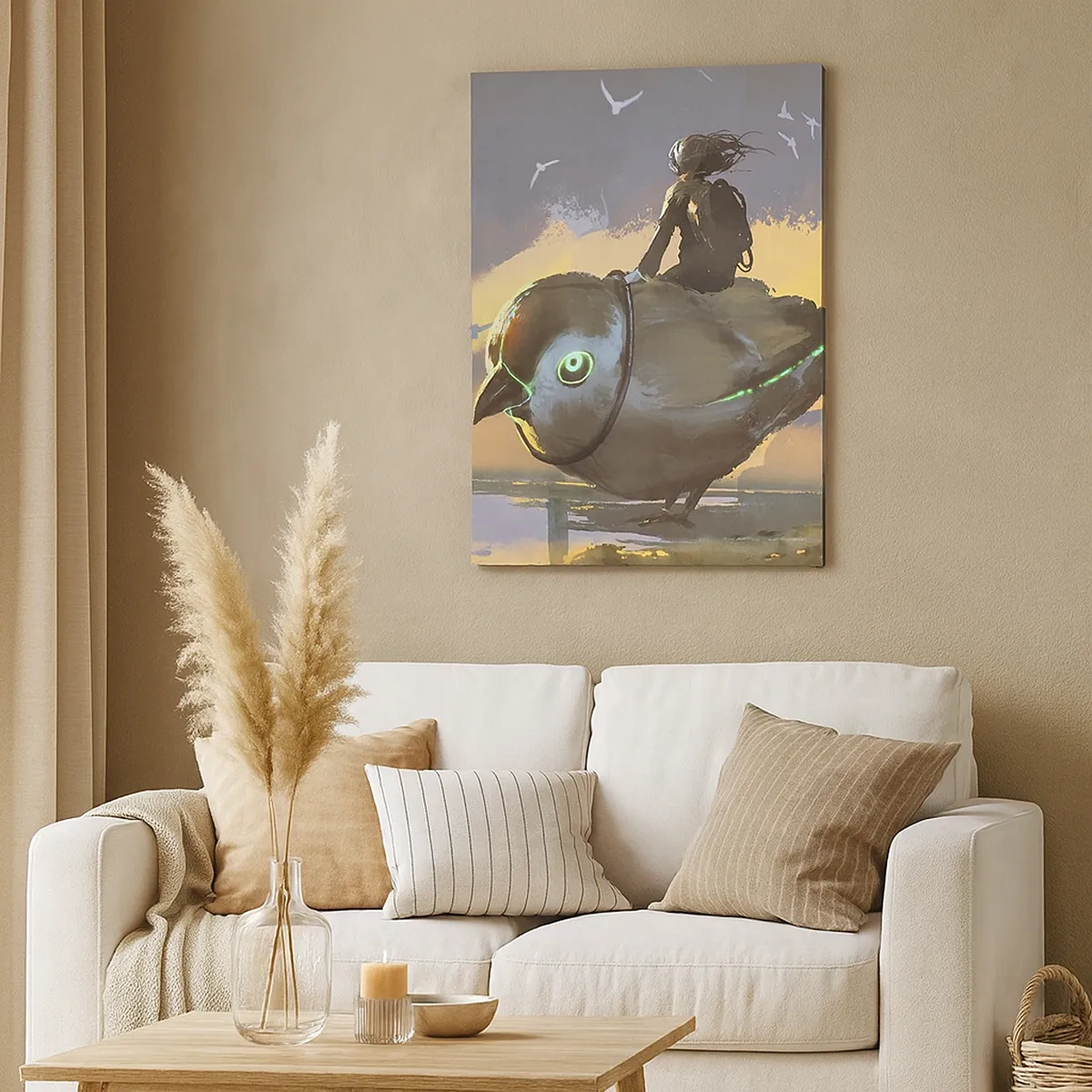 Tablou pe pânză - O oprire într-o călătorie fantastică - 50x70 cm