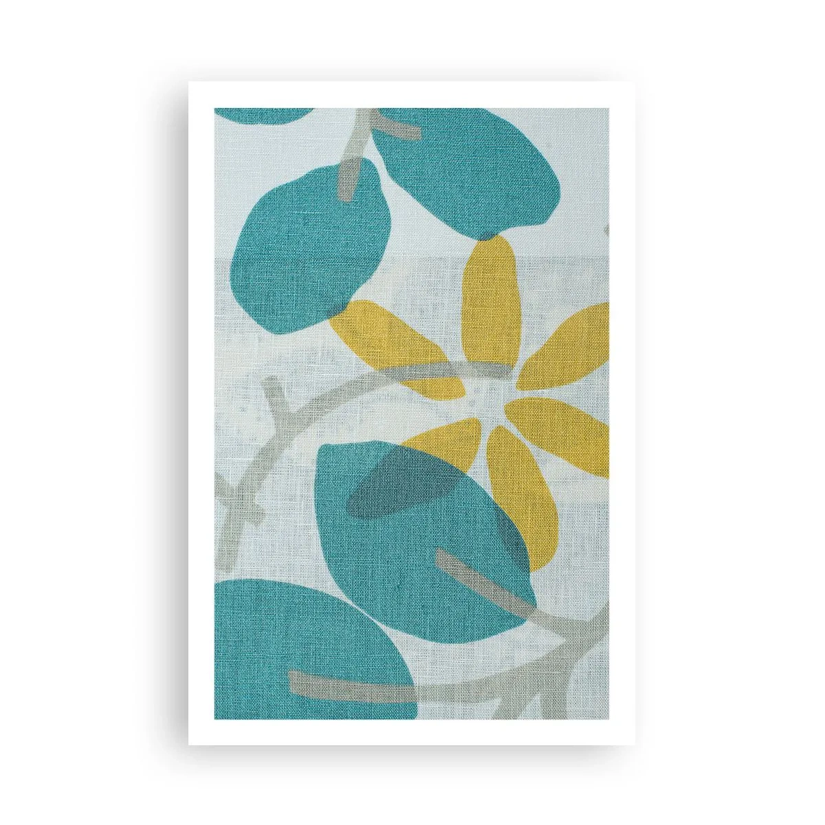 Poster - Printre frunzele de azur - 61x91 cm